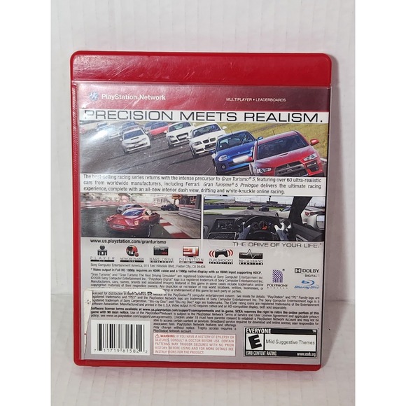 GRAN TURISMO 5: PROLOGUE - GREATEST HITS GAME‎ FOR PS3 PLAYSTATION 3 - Picture 2 of 4